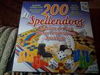 Nieuw 2x 200 Spellendoos - Leuke spellen voor jong en oud!, Hobby en Vrije tijd, Gezelschapsspellen | Bordspellen, Een of twee spelers