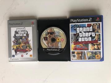 PlayStation 2 l 3 GTA games