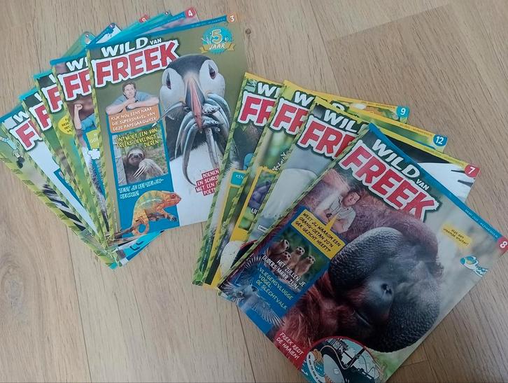 Wild van Freek tijdschriften - 9 stuks, Boeken, Tijdschriften en Kranten, Zo goed als nieuw, Wetenschap en Natuur, Ophalen of Verzenden