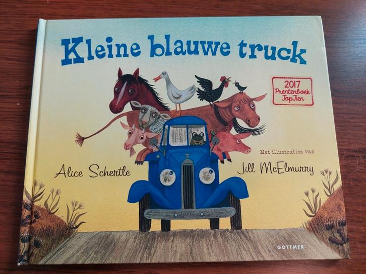 Prentenboek Kleine blauwe truck, Boeken, Prentenboeken en Plaatjesalbums, Gelezen, Ophalen of Verzenden