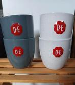 Douwe Egberts verschillende mokken, kopjes met of zonder oor, Huis en Inrichting, Ophalen of Verzenden, Zo goed als nieuw, Porselein