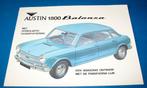 Folder autofolder Austin 1800 Balanza hydrolastic folder, Ophalen of Verzenden, Zo goed als nieuw, Overige merken