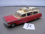 1962 cadillac superior ambulance, corgi toys 437 1/43 (72), Hobby en Vrije tijd, Modelauto's | 1:43, Verzenden, Gebruikt, Auto