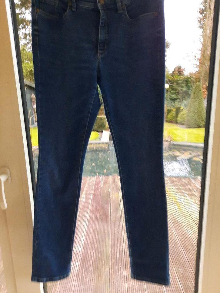 Toffe broek CAMBIO - 42, Kleding | Dames, Broeken en Pantalons, Zo goed als nieuw, Maat 42/44 (L), Blauw, Lang, Ophalen of Verzenden