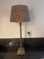 Klassieke tafellamp koper Light Makers, Ophalen of Verzenden, Zo goed als nieuw, Stof, Minder dan 50 cm