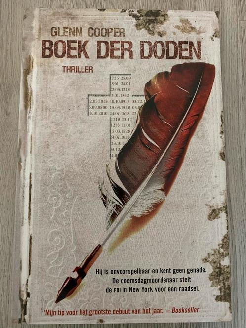 Glenn Cooper - boek der doden, Boeken, Thrillers, Zo goed als nieuw, Amerika, Ophalen of Verzenden