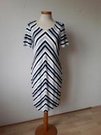 Claudia Strater jurk blauw/wit mt 42, Kleding | Dames, Jurken, Maat 42/44 (L), Zo goed als nieuw, Knielengte, Claudia Sträter