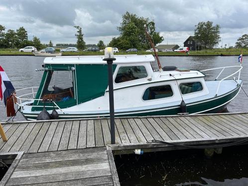 Boot Beenhakkervlet (staal) met Sabb-motor, Watersport en Boten, Motorboten en Motorjachten, Gebruikt, Staal, 6 tot 9 meter, Diesel