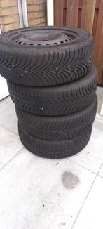 4 winterbanden Michelin met 16 inch velg, Auto-onderdelen, Banden en Velgen, Gebruikt, 16 inch, Banden en Velgen, Personenwagen