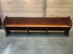 Kerkbank eiken hout 307cm, Antiek en Kunst, Ophalen of Verzenden