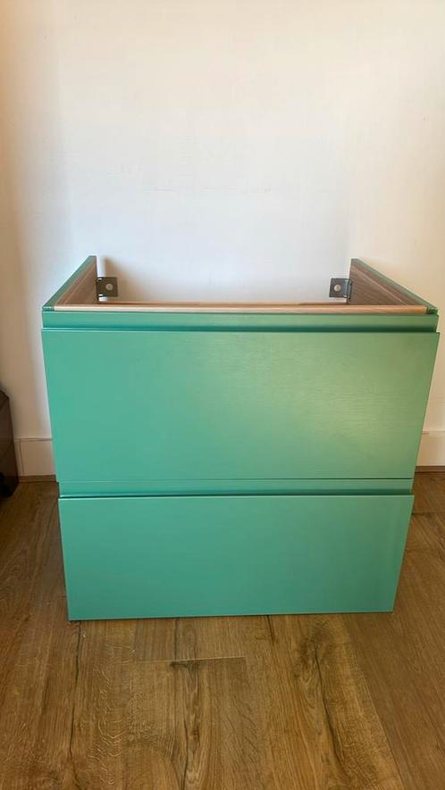 Godmorgon Ikea Badkamerkastje 60x47 cm, Huis en Inrichting, Badkamer | Badkamermeubels, Gebruikt, Overige typen, Minder dan 100 cm