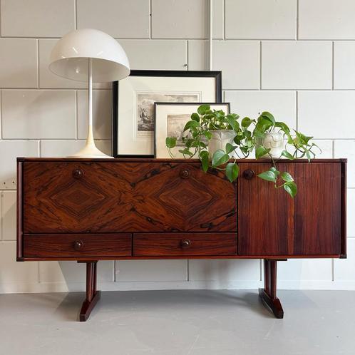- Vintage dressoir •William Watting - Fristho• -, Huis en Inrichting, Kasten | Dressoirs, Gebruikt, 100 tot 150 cm, 25 tot 50 cm