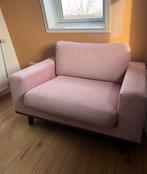 Love seat Torino Roze velvet velours, Ophalen, Gebruikt, Eenpersoons, 75 tot 100 cm