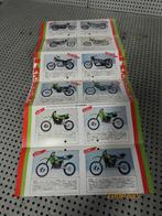 Kleurenfolder Folder Kawasaki Motoren 1984 Reclame Poster 84, Ophalen of Verzenden, Gebruikt, Motoren