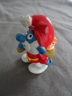 smurfen schleich peyo bully smurf kerstman rode smurf Kerst, Verzamelen, Verschillende Smurfen, Ophalen of Verzenden, Poppetje, Figuurtje of Knuffel