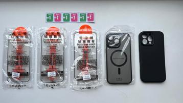 Iphone 14 pro max hoesjes en beschermglas beschikbaar voor biedingen