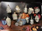 Antieke Zilveren Kerstballen Ornamenten (11 stuks), Ophalen of Verzenden, Gebruikt