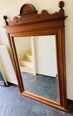 Prachtige Palissander antieke spiegel facet geslepen glas, Huis en Inrichting, Woonaccessoires | Spiegels, Ophalen, Gebruikt, Rechthoekig