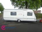 Lmc Munsterland 520 HTD Enkele Bedden+Mover+Luifel, Caravans en Kamperen, Schokbreker, 7 tot 8 meter, Bedrijf, LMC en Münsterland