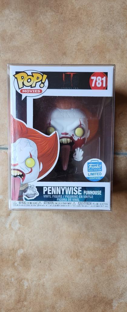 Horror funko pop it bloody pennywise exclusive funko shop, Verzamelen, Overige Verzamelen, Zo goed als nieuw, Ophalen of Verzenden