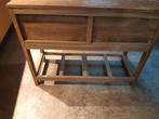 Kastje teak hout, Huis en Inrichting, Kasten | Ladekasten, Gebruikt, 1 of 2 laden, Teakhout, Minder dan 100 cm