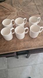 Edme jumbo mokken grote bekers traditional plain ivory, Ophalen of Verzenden, Zo goed als nieuw, Aardewerk, Wedgwood