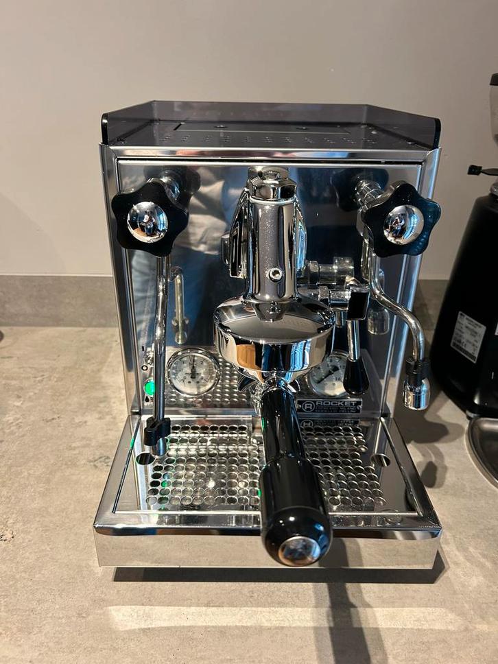 Rocket Cellini & Mazzer Mini - Espressomachine set, Witgoed en Apparatuur, Koffiezetapparaten, Zo goed als nieuw, Koffiebonen