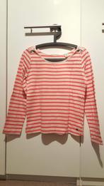 Maison scotch t-shirt beige/koraal kleurig gestreept, Beige, Zo goed als nieuw, Maat 34 (XS) of kleiner, Maison Scotch