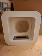 Bio ethanol wandhaard wit, 50x50, Huis en Inrichting, Ophalen, Zo goed als nieuw, Vrijstaande haard, Overige soorten
