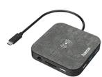 Hama USB-C-hub, "Connect2QiCharge", Wireless Charging, Ophalen of Verzenden, Nieuw, Overige merken
