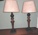 Twee elegante tafellampen, Gebruikt, 50 tot 75 cm, Klassiek, Ophalen of Verzenden