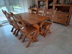 Oisterwijk Eethoek met 6 stoelen, Ophalen, Gebruikt, Rustiek, 6 tot 8 stoelen