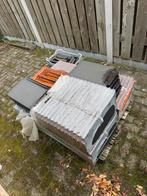 91 Nieuwe Vlakke Dakpannen G-10 Matzwart, Doe-het-zelf en Verbouw, Dakpannen en Dakbedekking, Steen of Klei, Zwart, Nieuw, Dakpannen