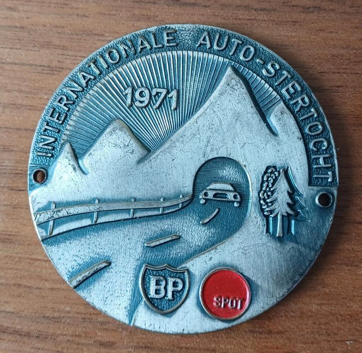 Auto Rally Badge - Internationale Auto-Stertocht 1971, Verzamelen, Automerken, Motoren en Formule 1, Zo goed als nieuw, Auto's
