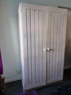 Houten kledingkast, Huis en Inrichting, Kasten | Kledingkasten, Ophalen, Gebruikt, 100 tot 150 cm, Met hangruimte