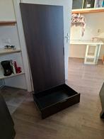 Donkerbruine kledingkast met schuifdeuren (Trysil), Overige materialen, Gebruikt, 200 cm of meer, 150 tot 200 cm