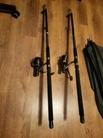 2 gebruikte hengels met molen, Ophalen, Gebruikt, Molen