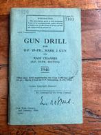 WO2 Brits Gun Drill voorschrift 25 Pdr Kanon Mk2 Sexton, Verzenden, Nederland, Landmacht