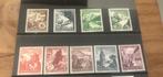 Deutsches Reich 1938 serie PF Mi.675/683 Winterhilfswerk, Postzegels en Munten, Postzegels | Europa | Duitsland, Ophalen of Verzenden