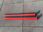 2 metalen tafelpoten voor bureau of wandtafel, Ophalen, 50 tot 100 cm, Minder dan 50 cm