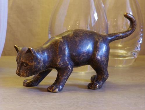 BRONZEN POES / KAT, Verzamelen, Dierenverzamelingen, Nieuw, Beeldje of Figuurtje, Hond of Kat, Ophalen of Verzenden