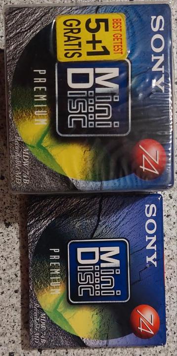 7x Sony PRMD-74 minidisk geseald.  beschikbaar voor biedingen