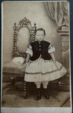 CDV Herman Buckmann | Middelburg | Meisje in witte jurk, Verzamelen, Foto's en Prenten, Gebruikt, Foto, Voor 1940, Kind