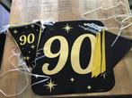 Te koop versiering 90 jaar, Hobby en Vrije tijd, Ophalen of Verzenden, Zo goed als nieuw, Versiering, Verjaardag