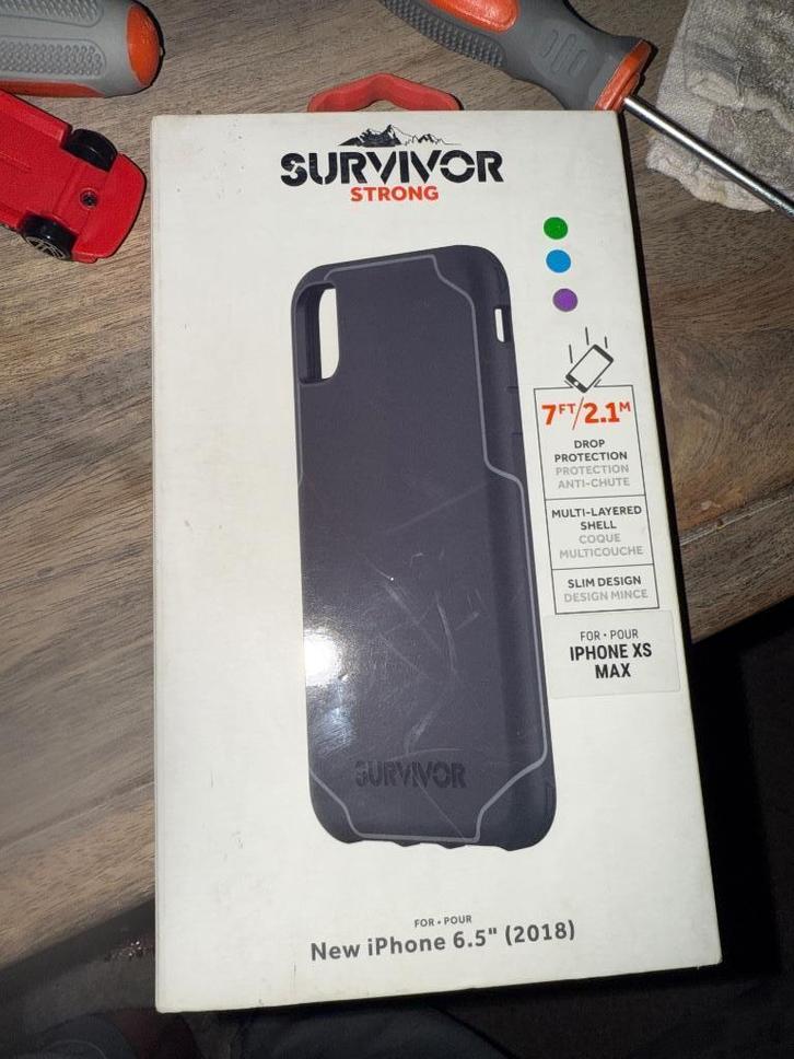Griffin Survivor Strong Apple iPhone X/XS Black, Telecommunicatie, Mobiele telefoons | Hoesjes en Frontjes | Apple iPhone, Nieuw