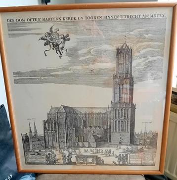 De Domkerk en Domtoren in 1660. beschikbaar voor biedingen