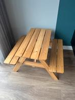 Leuk Kinder Picknicktafel - Binnen & Buiten!, Tuin en Terras, Picknicktafels, Zo goed als nieuw, Rechthoekig, Hout, Ophalen