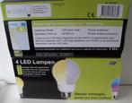 LED LAMP 4 st. LAMPEN PER DOOS ENERGIE ZUINIG WAT “LED” JE!, Led-lamp, Soft of Flame, -, Nieuw