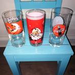 Coca cola kerst glazen 5 stuks, Huis en Inrichting, Keuken | Servies, Ophalen, Glas of Glazen, Gebruikt, Glas