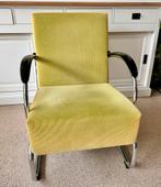 Gispen 407 appel groen, Huis en Inrichting, Fauteuils, Ophalen, Gebruikt, Stof